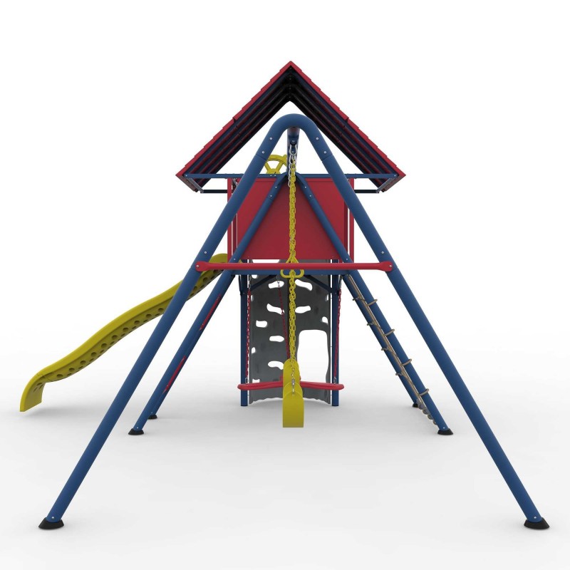 Lifetime Big Stuff Swing set with Clubhouse - Primary Colors (91086)