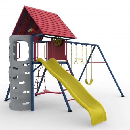 Lifetime Big Stuff Swing set with Clubhouse - Primary Colors (91086)