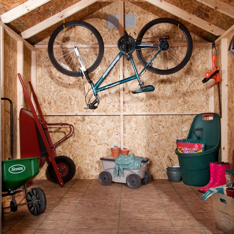 Handy Home 8x12 Madera Wood Storage Shed Kit w/ Floor (19776-5)