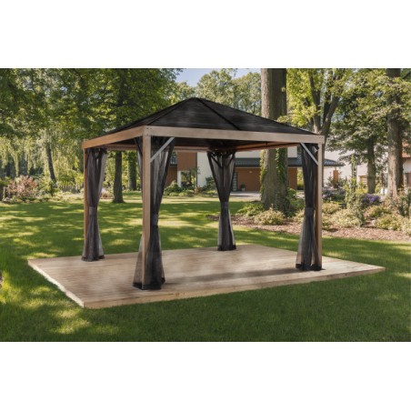 Sojag 8x8 Sanibel Gazebo Kit - Brown (500-9168181) Sojag 8x8 Sanibel Gazebo Kit - Brown (500-9168181)