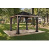 Sojag 8x8 Sanibel Gazebo Kit - Brown (500-9168181) Sojag 8x8 Sanibel Gazebo Kit - Brown (500-9168181)