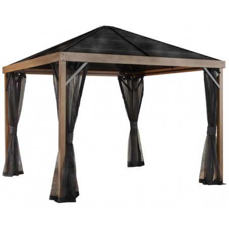 Sojag 8x8 Sanibel Gazebo Kit - Brown (500-9168181) Sojag 8x8 Sanibel Gazebo Kit - Brown (500-9168181)