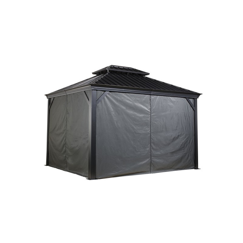 Sojag Curtains for Monaco 12x12 - Gray (135-9168297)