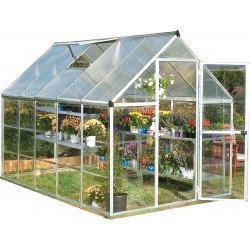 Palram 6x10 Hybrid Greenhouse Kit - Silver (HG5510)