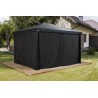Sojag Monteserra 10x12 Gazebo Curtains - Black (135-9168761) Sojag Monteserra 10x12 Gazebo Curtains - Black (135-9168761)