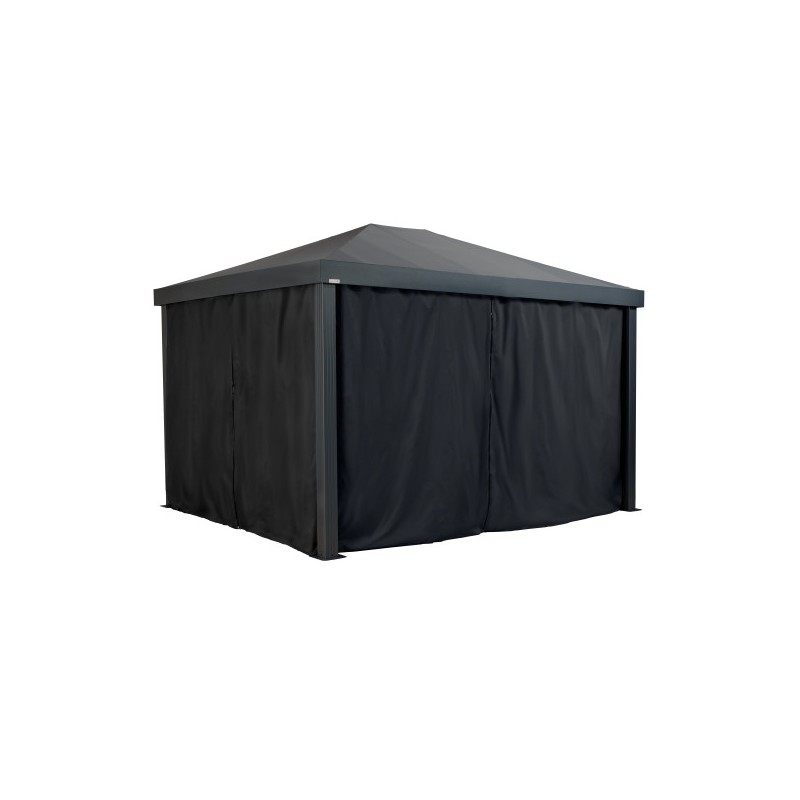 Sojag Monteserra 10x12 Gazebo Curtains - Black (135-9168761)