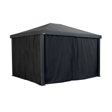 Sojag Monteserra 10x12 Gazebo Curtains - Black (135-9168761)