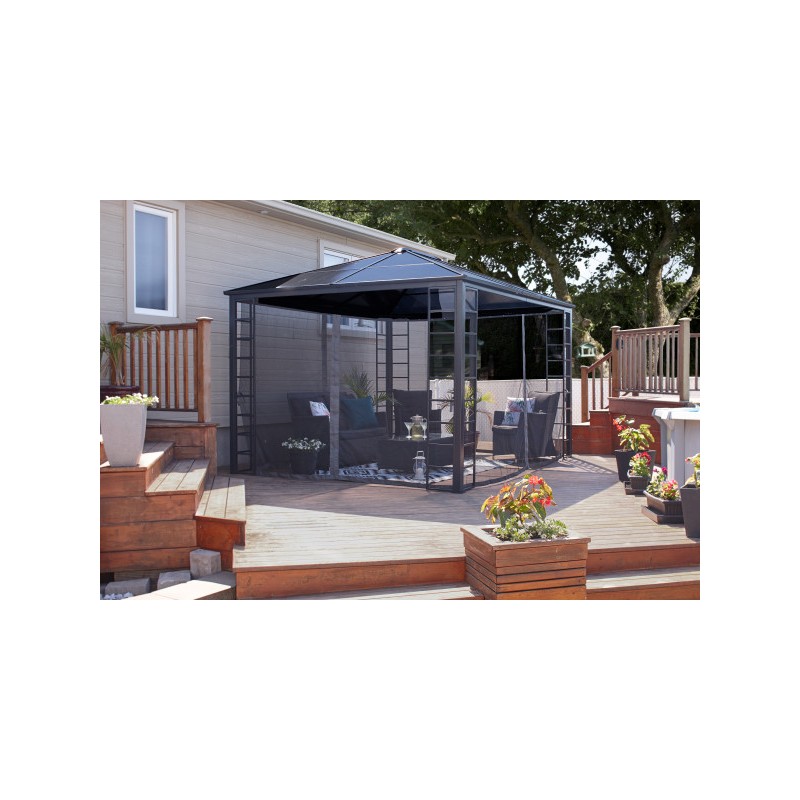 Sojag Turia 10x12 Gazebo - Gray (312-9168136)