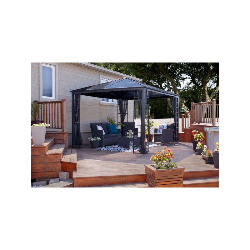 Sojag Turia 10x12 Gazebo - Gray (312-9168136)