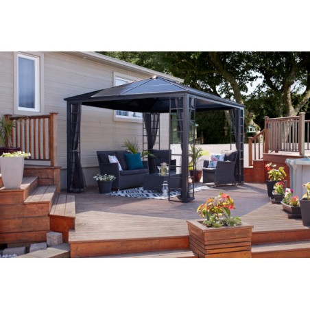 Sojag Turia 10x12 Gazebo - Gray (312-9168136) Sojag Turia 10x12 Gazebo - Gray (312-9168136)