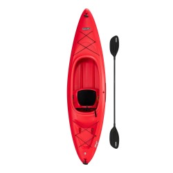 Lifetime Charger 100 Sit-In 10 ft Kayak w/ Paddle - Red (90963)