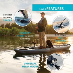 Lifetime Yukon Angler 116 Fishing Kayak - Recon Fusion (91055)