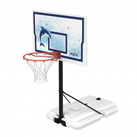 Lifetime Pool Side 44-Inch Impact Adjustable Basketball Hoop (91213)