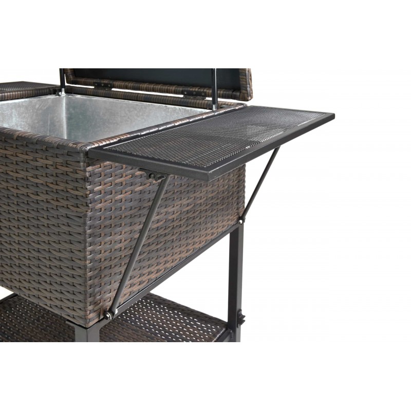 Gazebo Penguin Cooler Cart - Brown (430133)