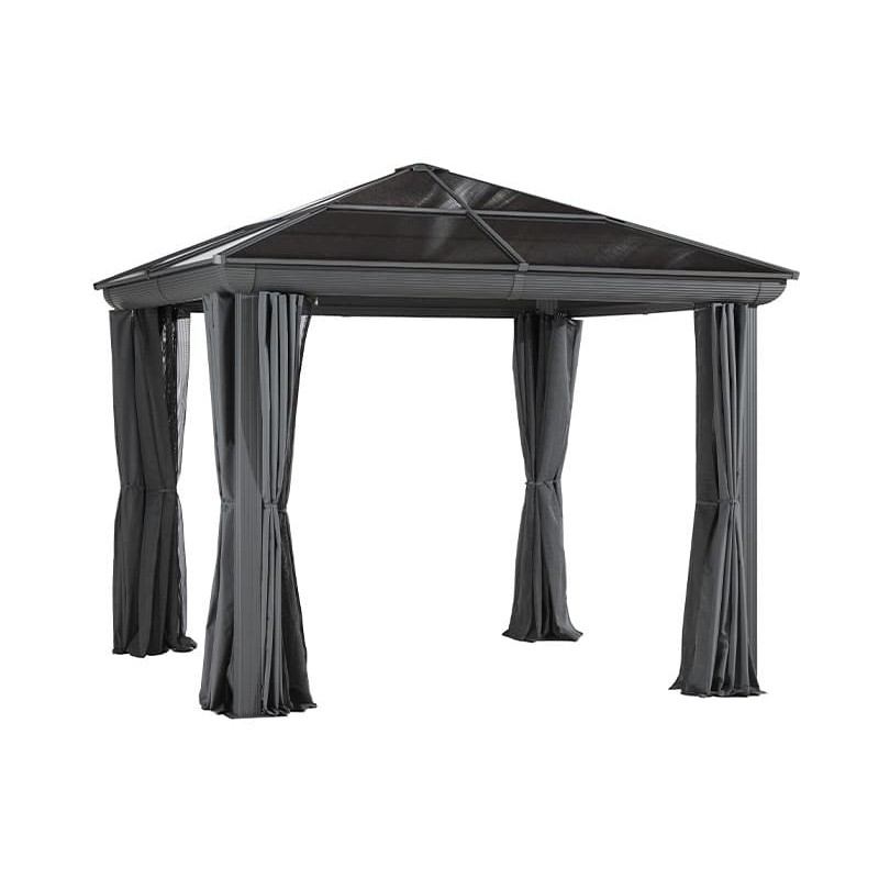 Gazebo Penguin Venus - Gazebo 10x10 Polycarbonate Roof - Gray (43200-32)
