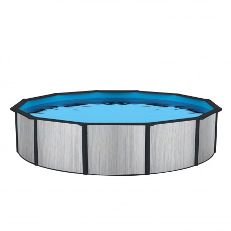 Blue Wave Savannah 24-ft Round 52-in Deep Hybrid Pool Package with 8-in Top Rail (NB19918) Blue Wave Savannah 24-ft Round 52-in Deep Hybrid Pool Package with 8-in Top Rail (NB19918)