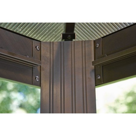 Gazebo Penguin Venus - Gazebo 10x14 Polycarbonate Roof - Brown (43204-22) Gazebo Penguin Venus - Gazebo 10x14 Polycarbonate Roof - Brown (43204-22)