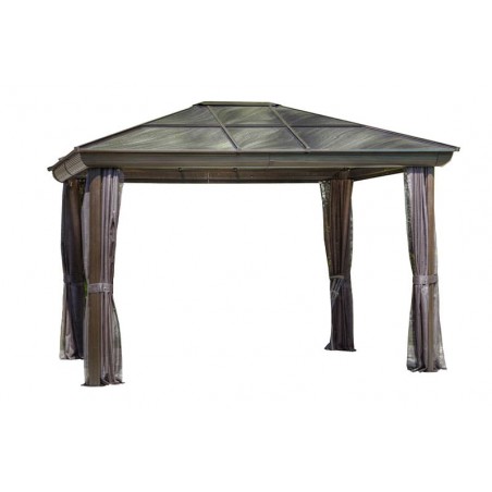 Gazebo Penguin Venus - Gazebo 10x14 Polycarbonate Roof - Brown (43204-22) Gazebo Penguin Venus - Gazebo 10x14 Polycarbonate Roof - Brown (43204-22)