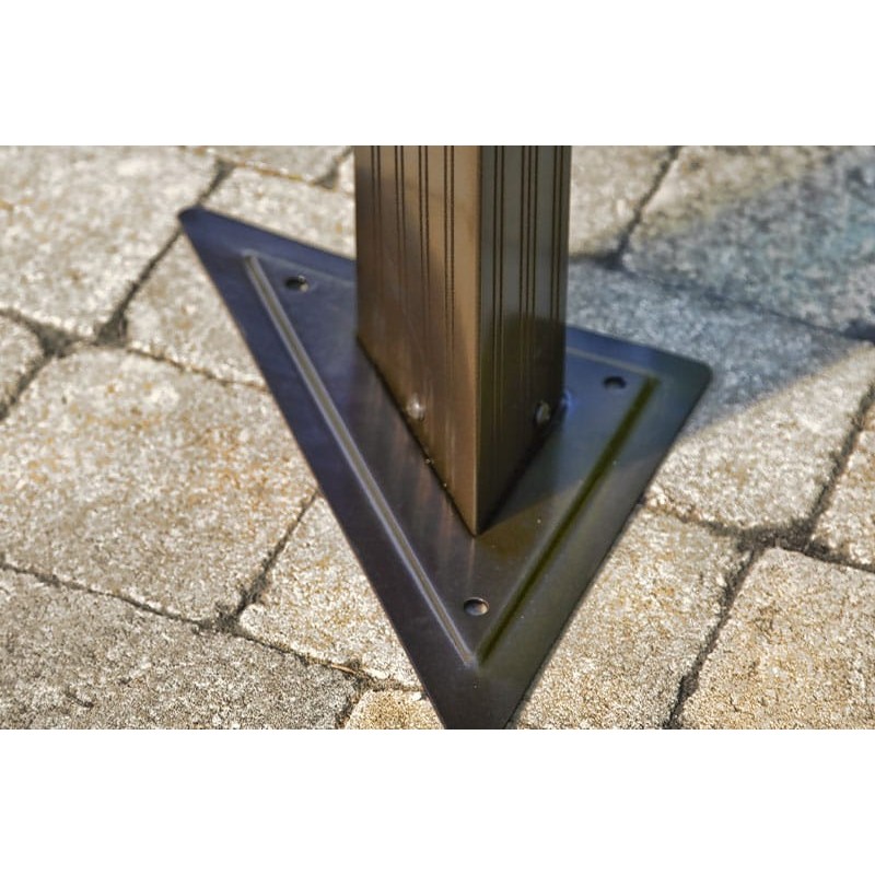 Gazebo Penguin Venus - Gazebo 12x14 Polycarbonate Roof - Brown (43224-22)