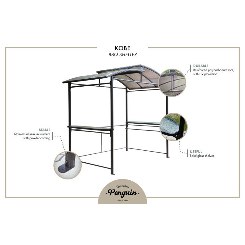Gazebo Penguin Kobe BBQ Gazebo (436586)