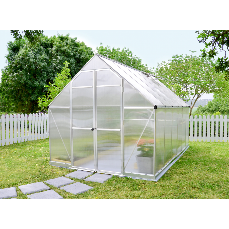 Palram 8x12 Essence Greenhouse Kit - Silver (HG5812)