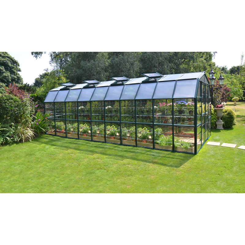 Palram - Canopia 8x20 Grand Gardener 2 Greenhouse – Clear (HG7220C)