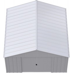 Arrow 12x12 Classic Metal Shed - Flute Grey (CLG1212FG)