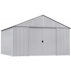 Arrow 12x12 Classic Metal Shed - Flute Grey (CLG1212FG)