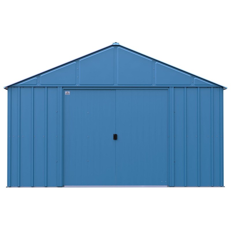 Arrow 12x15 Classic Metal Shed  - Blue Grey (CLG1214BG)