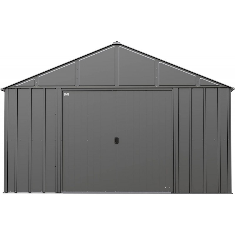 Arrow 12x15 Classic Metal Shed  - Charcoal (CLG1214CC)