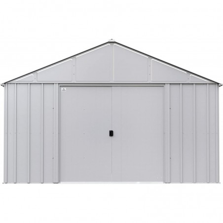 Arrow 12x15 Classic Metal Shed  - Flute Grey (CLG1214FG)