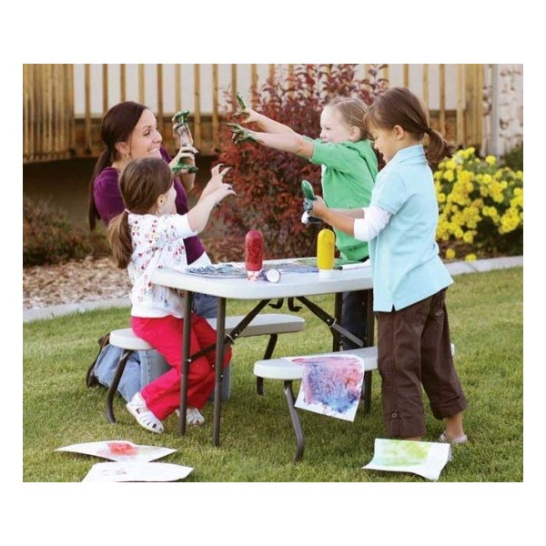 Lifetime Kids Folding Picnic Table (Almond) 280094