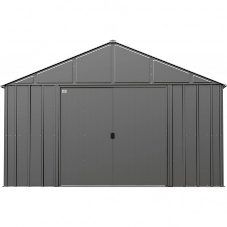 Arrow 12x17 Classic Metal Shed  - Charcoal (CLG1217CC)