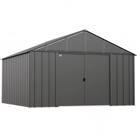 Arrow 12x17 Classic Metal Shed  - Charcoal (CLG1217CC)