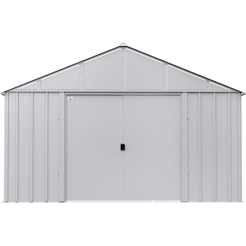 Arrow 12x17 Classic Metal Shed  - Flute Grey (CLG1217FG)