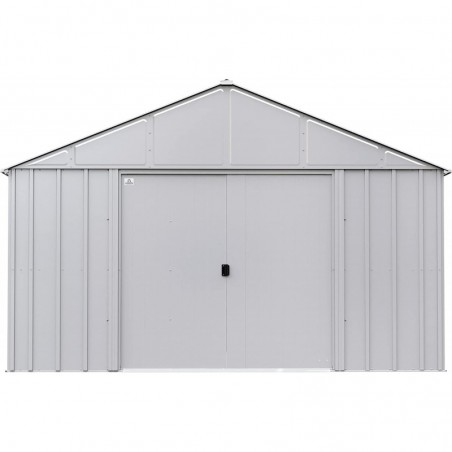 Arrow 12x17 Classic Metal Shed - Flute Grey (CLG1217FG) Arrow 12x17 Classic Metal Shed - Flute Grey (CLG1217FG)