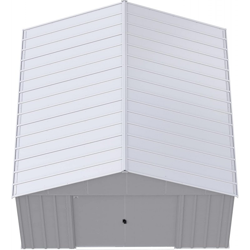 Arrow 12x17 Classic Metal Shed  - Flute Grey (CLG1217FG)