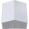 Arrow 12x17 Classic Metal Shed - Flute Grey (CLG1217FG) Arrow 12x17 Classic Metal Shed - Flute Grey (CLG1217FG)