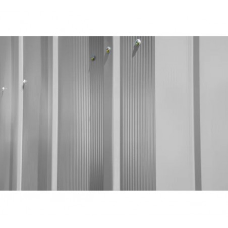 Arrow 12x17 Classic Metal Shed - Flute Grey (CLG1217FG) Arrow 12x17 Classic Metal Shed - Flute Grey (CLG1217FG)