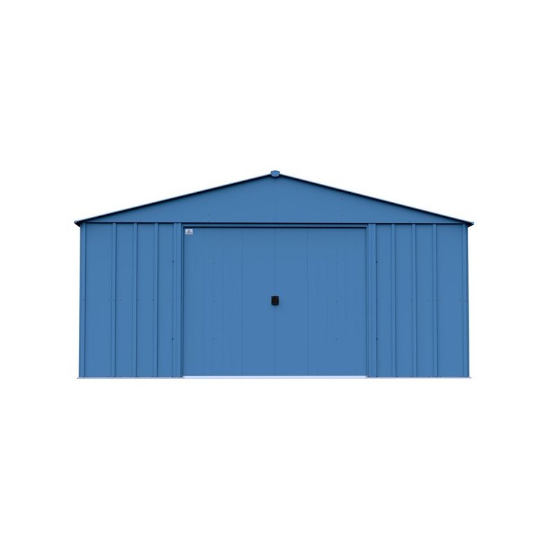Arrow 14x12 Classic Metal Shed - Blue Grey (CLG1412BG)