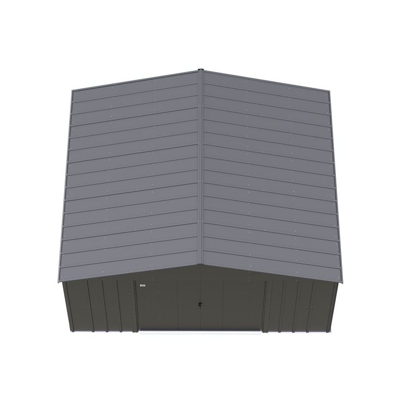 Arrow 14x12 Classic Metal Shed - Charcoal (CLG1412CC)
