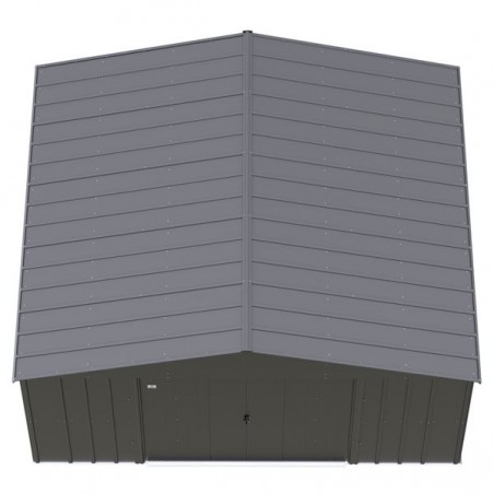 Arrow 14x12 Classic Metal Shed - Charcoal (CLG1412CC)