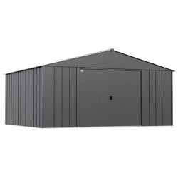 Arrow 14x12 Classic Metal Shed - Charcoal (CLG1412CC)