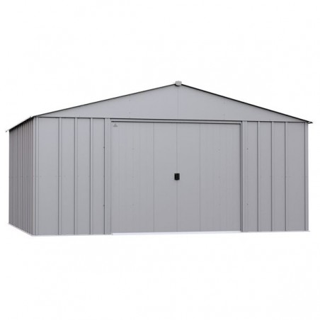 Arrow 14x12 Classic Metal Shed - Flute Grey (CLG1412FG)