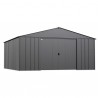 Arrow 14x15 Classic Metal Shed - Charcoal (CLG1414CC) Arrow 14x15 Classic Metal Shed - Charcoal (CLG1414CC)