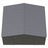 Arrow 14x15 Classic Metal Shed - Charcoal (CLG1414CC) Arrow 14x15 Classic Metal Shed - Charcoal (CLG1414CC)