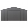 Arrow 14x15 Classic Metal Shed - Charcoal (CLG1414CC) Arrow 14x15 Classic Metal Shed - Charcoal (CLG1414CC)