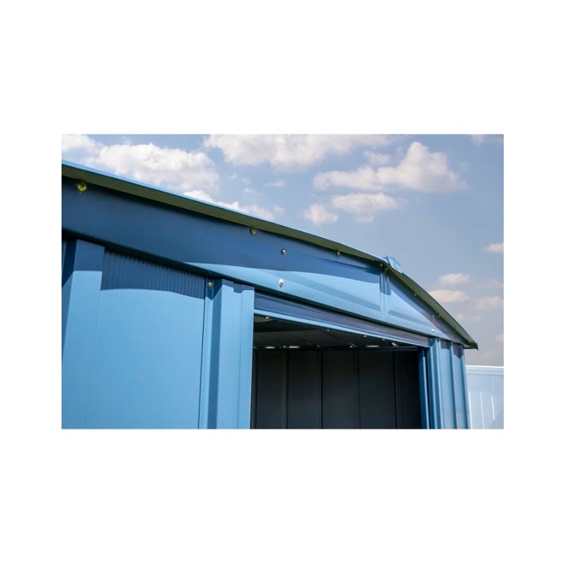 Arrow 14x17 Classic Metal Shed - Blue Grey (CLG1417BG)