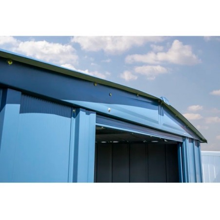 Arrow 14x17 Classic Metal Shed - Blue Grey (CLG1417BG)