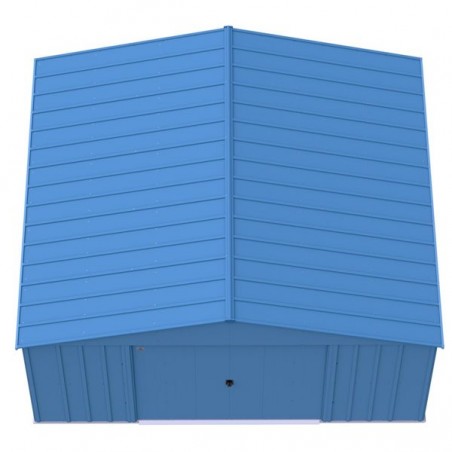 Arrow 14x17 Classic Metal Shed - Blue Grey (CLG1417BG)